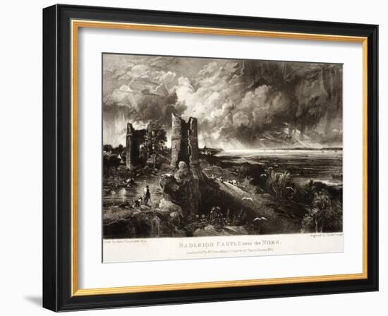 Hadleigh Castle Near the Nore-John Constable-Framed Giclee Print