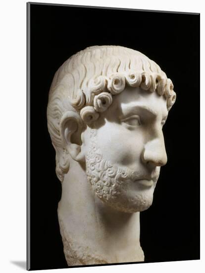 Hadrian, 76-138 AD Roman Emperor, marble, 117-38 AD-null-Mounted Photographic Print