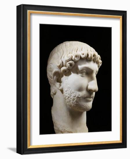 Hadrian, 76-138 AD Roman Emperor, marble, 117-38 AD-null-Framed Photographic Print