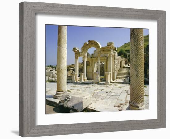 Hadrian's Temple, Ephesus, Turkey, Eurasia-Jj Travel Photography-Framed Photographic Print