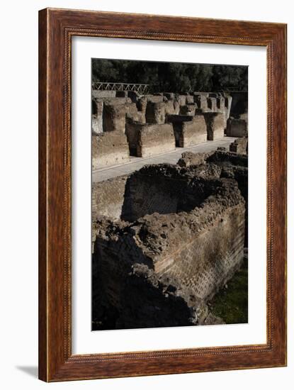 Hadrian's Villa, Hospitalia, 2nd Century, Italy-null-Framed Photographic Print