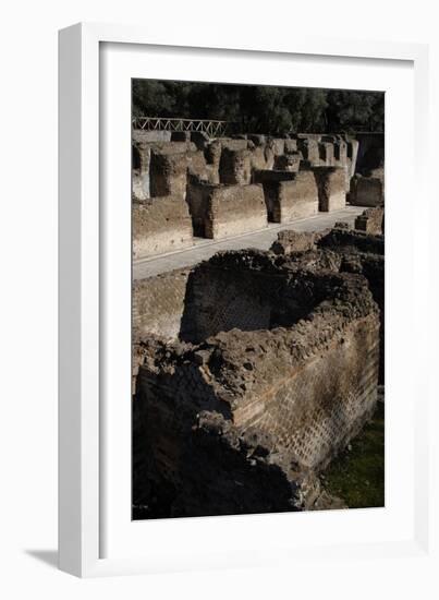 Hadrian's Villa, Hospitalia, 2nd Century, Italy-null-Framed Photographic Print