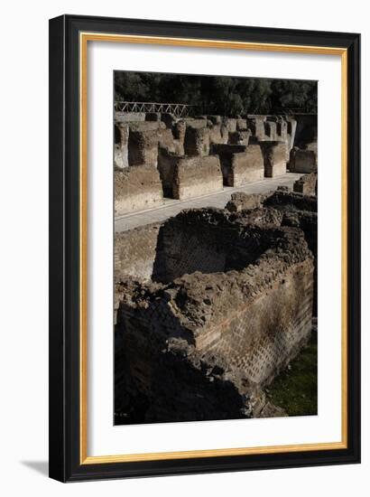 Hadrian's Villa, Hospitalia, 2nd Century, Italy-null-Framed Photographic Print