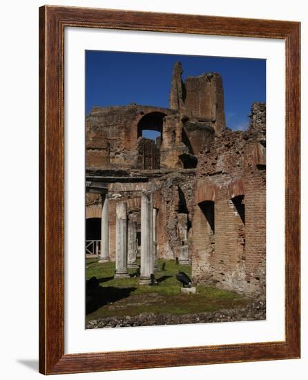 Hadrian's Villa. Maritime Theatre, Italy-null-Framed Giclee Print