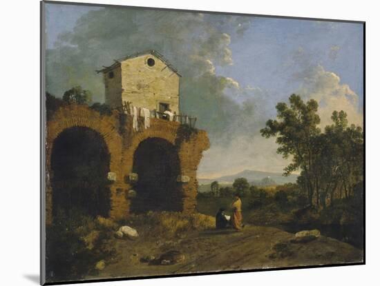 Hadrian's Villa, Near Tivoli, 1763-65-Richard Wilson-Mounted Giclee Print