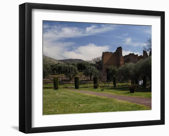 Hadrian's Villa, Pecile, Italy-null-Framed Giclee Print