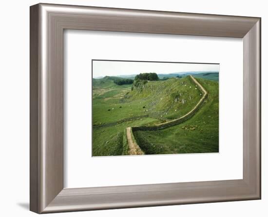 Hadrian's Wall, Looking East to Cuddy's Crag, Northumberland, c20th century-CM Dixon-Framed Photographic Print