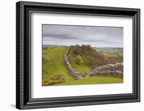 Hadrian's Wall, UNESCO World Heritage Site, Northumberland, England, United Kingdom, Europe-Julian Elliott-Framed Photographic Print