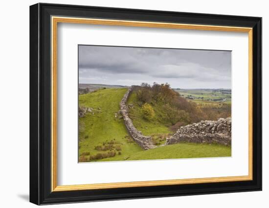 Hadrian's Wall, UNESCO World Heritage Site, Northumberland, England, United Kingdom, Europe-Julian Elliott-Framed Photographic Print