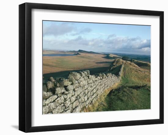 Hadrian's Wall, Unesco World Heritage Site, Northumbria, England, U.K.-Adam Woolfitt-Framed Photographic Print