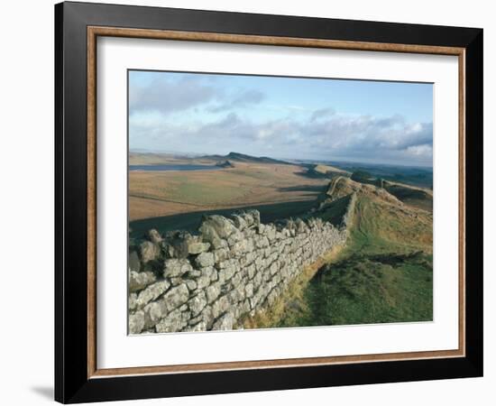 Hadrian's Wall, Unesco World Heritage Site, Northumbria, England, U.K.-Adam Woolfitt-Framed Photographic Print