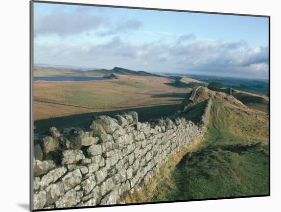 Hadrian's Wall, Unesco World Heritage Site, Northumbria, England, U.K.-Adam Woolfitt-Mounted Photographic Print