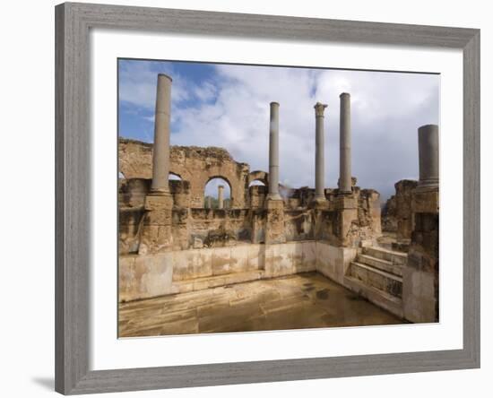 Hadrianic Baths, Roman Site of Leptis Magna, UNESCO World Heritage Site, Libya-Ethel Davies-Framed Photographic Print