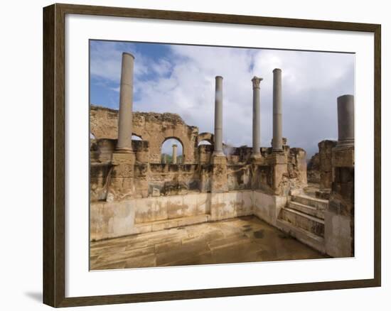 Hadrianic Baths, Roman Site of Leptis Magna, UNESCO World Heritage Site, Libya-Ethel Davies-Framed Photographic Print