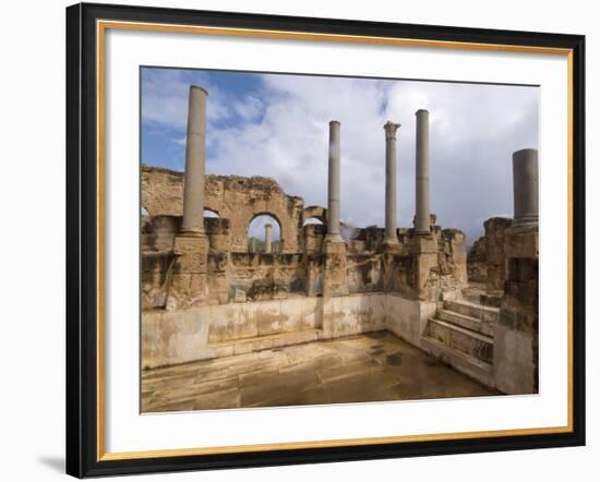 Hadrianic Baths, Roman Site of Leptis Magna, UNESCO World Heritage Site, Libya-Ethel Davies-Framed Photographic Print