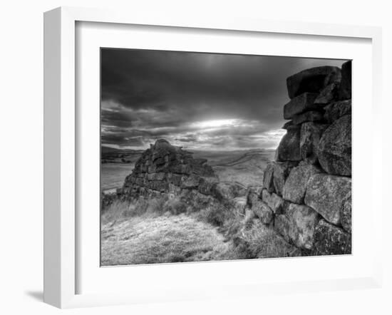 Hadrians Wall, Northumberland, UK-Alan Copson-Framed Photographic Print