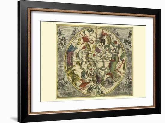 Haemisphaerium Stellatum Australe Antiquum-Andreas Cellarius-Framed Art Print