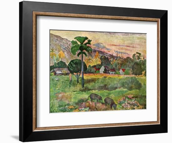 Haere Mai, 1891-Paul Gauguin-Framed Giclee Print