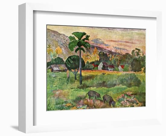 Haere Mai, 1891-Paul Gauguin-Framed Giclee Print