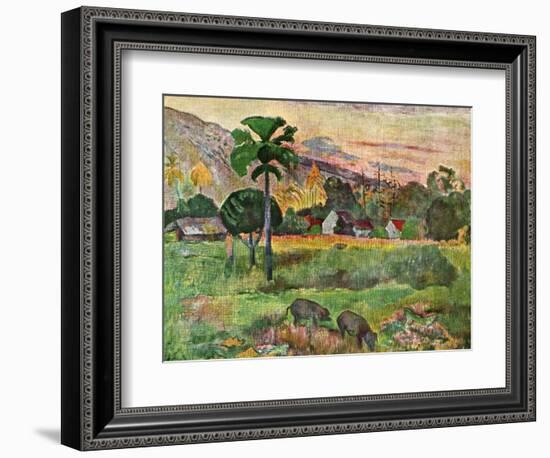 Haere Mai, 1891-Paul Gauguin-Framed Giclee Print