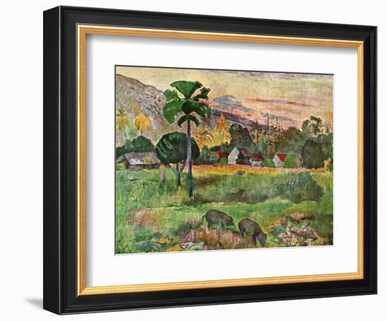 Haere Mai, 1891-Paul Gauguin-Framed Giclee Print