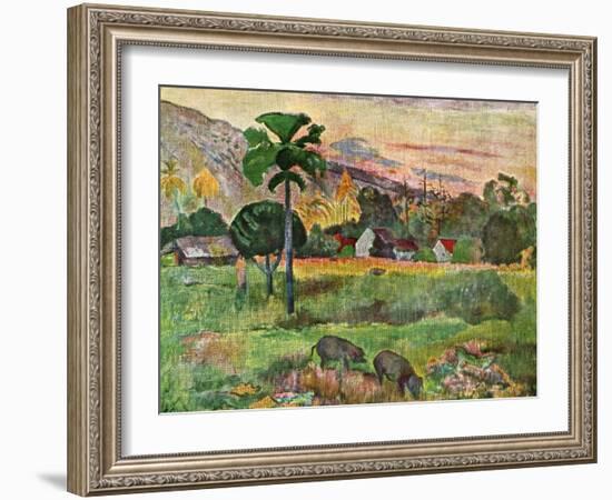 Haere Mai, 1891-Paul Gauguin-Framed Giclee Print