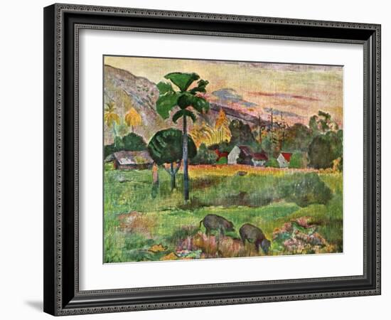 Haere Mai, 1891-Paul Gauguin-Framed Giclee Print