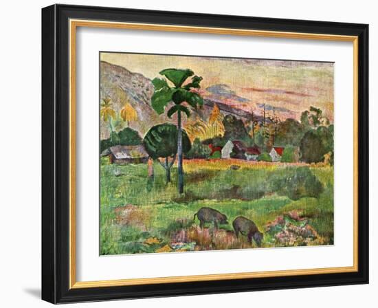 Haere Mai, 1891-Paul Gauguin-Framed Giclee Print