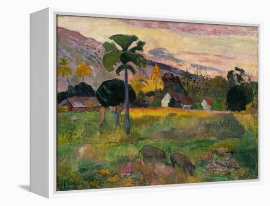 Haere mai (Come Here). 1891-Paul Gauguin-Framed Premier Image Canvas