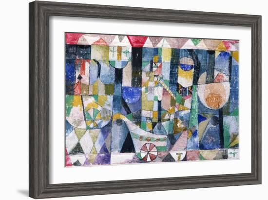 Hafenbild (Raddampfer), 1918 /142-Paul Klee-Framed Giclee Print