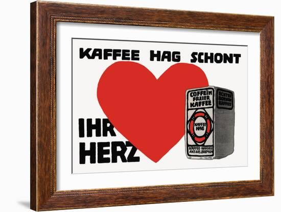 Hag Coffee-Runge Scotland-Framed Art Print