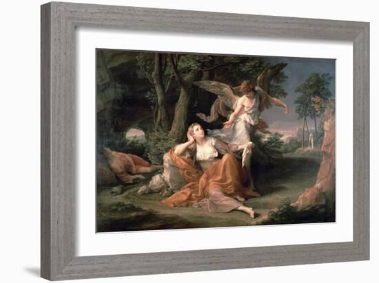 Hagar in the Desert-Pompeo Batoni-Framed Giclee Print