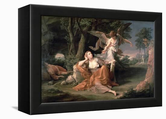 Hagar in the Desert-Pompeo Batoni-Framed Premier Image Canvas