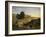 Hagar in the Wilderness, 1835-Jean-Baptiste-Camille Corot-Framed Giclee Print