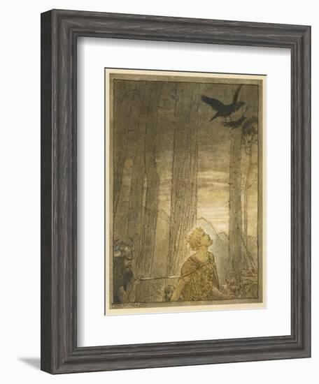 Hagen and Siegfried-Arthur Rackham-Framed Photographic Print