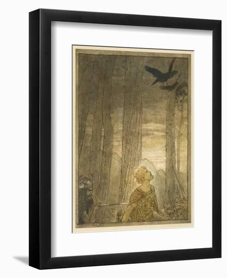 Hagen and Siegfried-Arthur Rackham-Framed Photographic Print