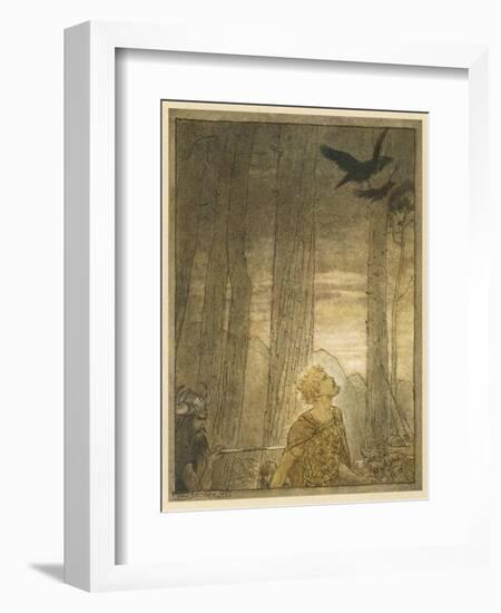 Hagen and Siegfried-Arthur Rackham-Framed Photographic Print