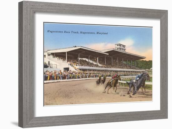 Hagerstown Race Track, Hagerstown, Maryland-null-Framed Art Print