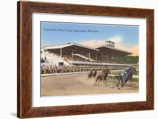 Hagerstown Race Track, Hagerstown, Maryland-null-Framed Art Print