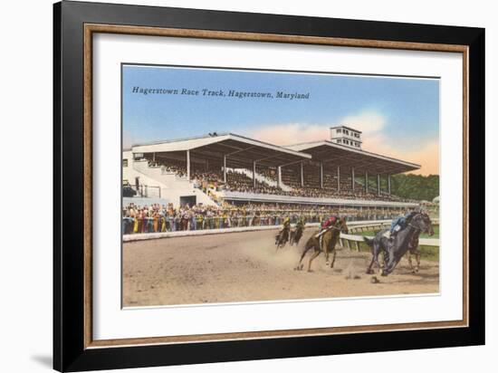 Hagerstown Race Track, Hagerstown, Maryland-null-Framed Art Print