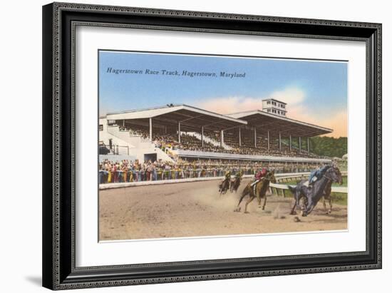 Hagerstown Race Track, Hagerstown, Maryland-null-Framed Art Print