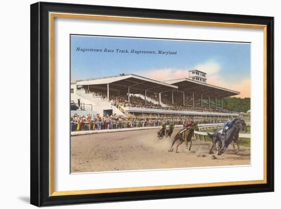 Hagerstown Race Track, Hagerstown, Maryland-null-Framed Art Print