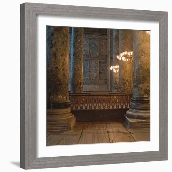 Haghia Sofia Basilica-Isidore of Miletus-Framed Photographic Print