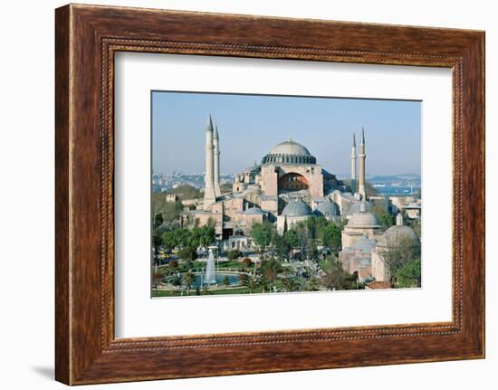 Haghia Sofia Basilica-Isidore of Miletus-Framed Photographic Print