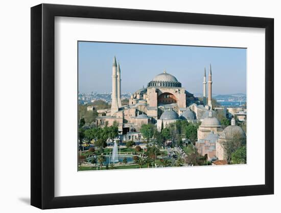 Haghia Sofia Basilica-Isidore of Miletus-Framed Photographic Print