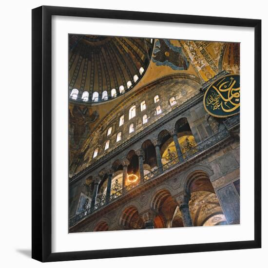 Haghia Sofia Basilica-Isidore of Miletus-Framed Photographic Print