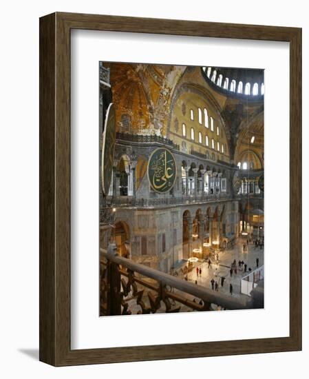 Haghia Sophia, UNESCO World Heritage Site, Istanbul, Turkey, Europe-Levy Yadid-Framed Photographic Print