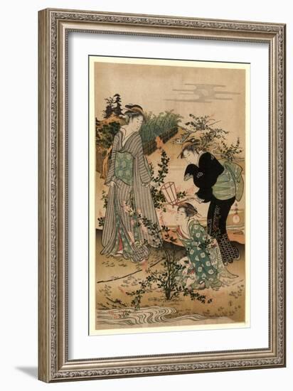 Hagi No Tamagawa-Kubo Shunman-Framed Giclee Print