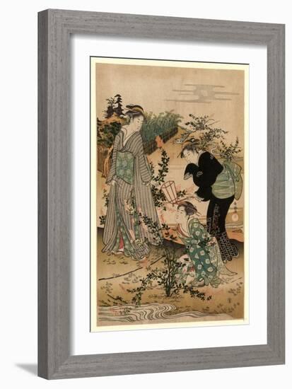 Hagi No Tamagawa-Kubo Shunman-Framed Giclee Print