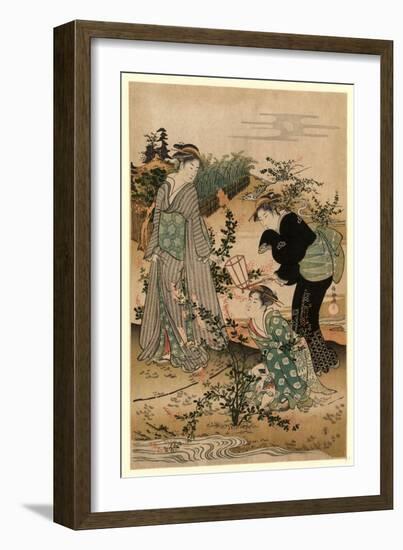 Hagi No Tamagawa-Kubo Shunman-Framed Giclee Print